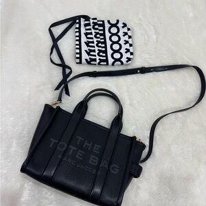 MARC JACOBS THE LEATHER SMALL TOTE BAG